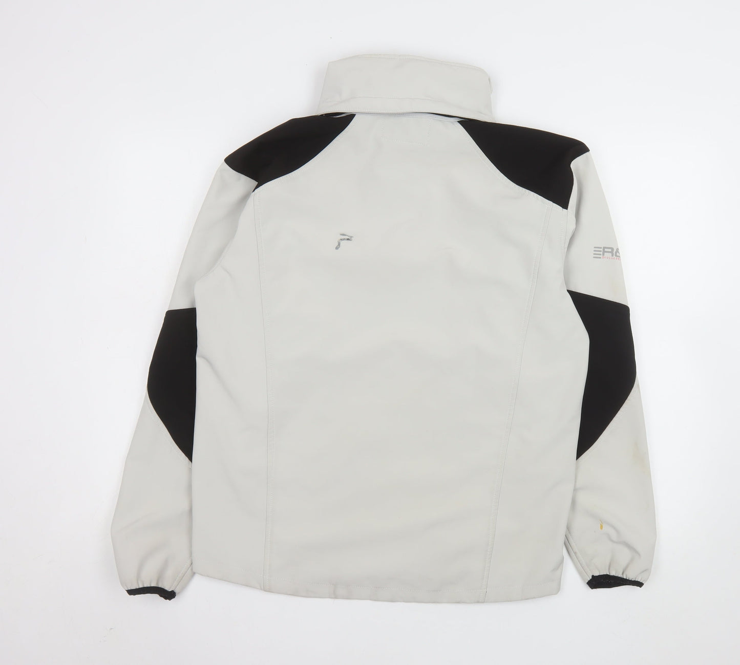 Peak Performance Men Grey Softshell Outdoor Jacket Size S