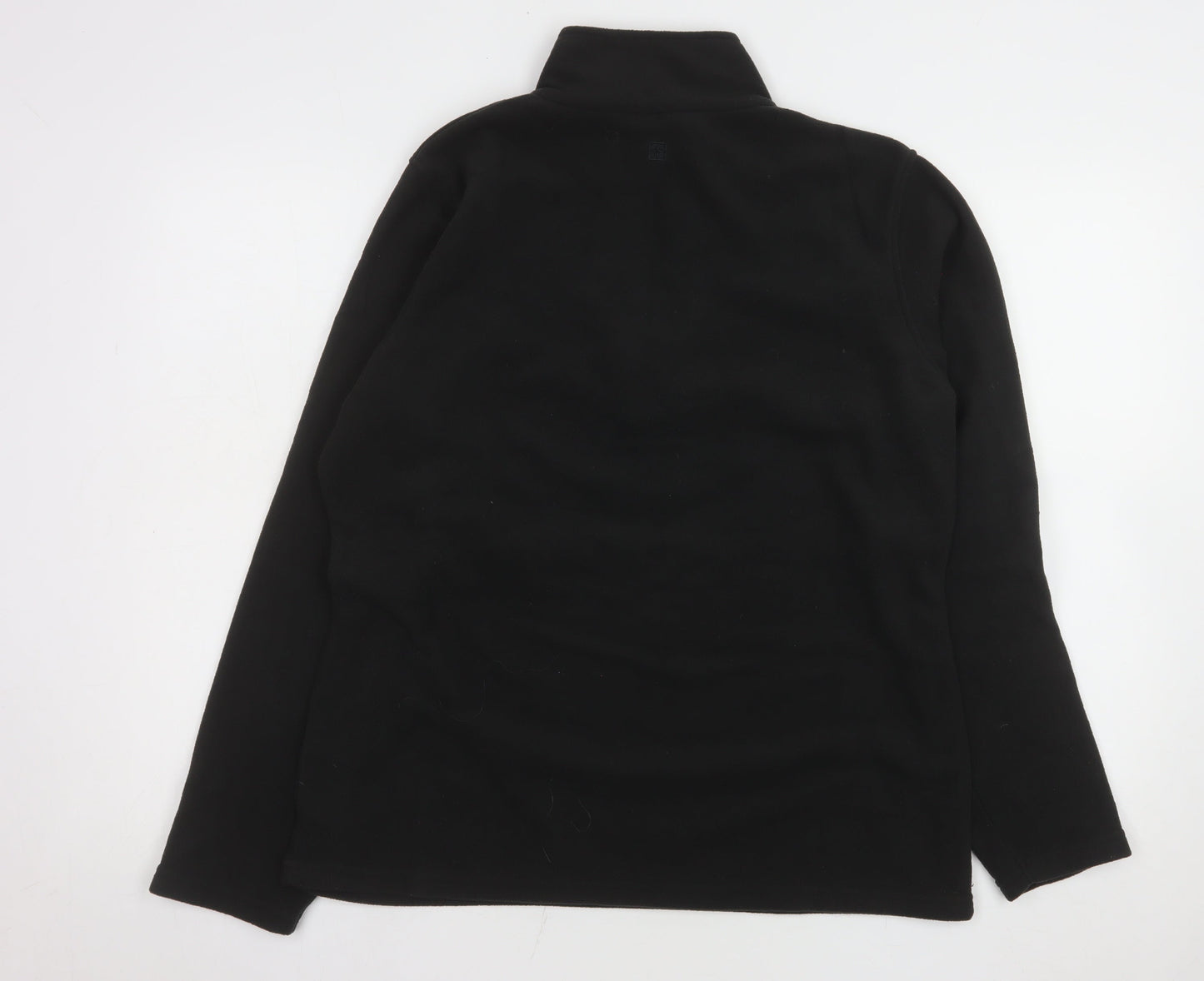 Mountain Warehouse Men’s Black Fleece Pullover Sweatshirt L