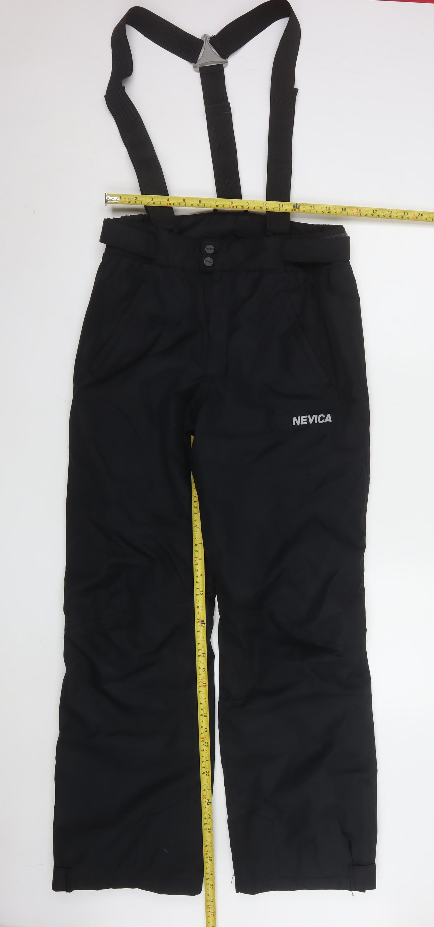 Nevica Womens Black Size 14 Snow Pants Waterproof Breathable Trousers