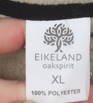 Eikeland Oakspirit Men's Beige Fleece 1/4 Zip Sweatshirt XL