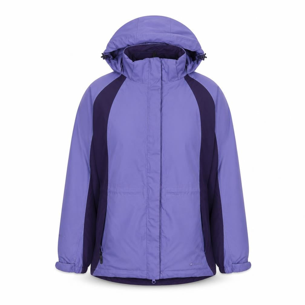 Peter Storm Women's Purple Waterproof Hooded Rain Jacket Size 12