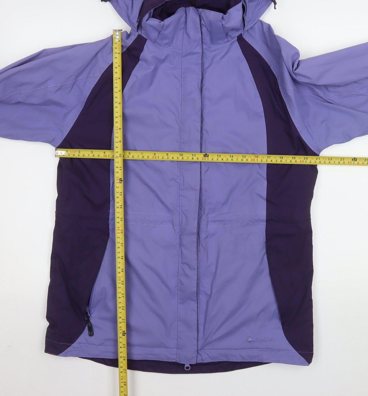 Peter Storm Women's Purple Waterproof Hooded Rain Jacket Size 12