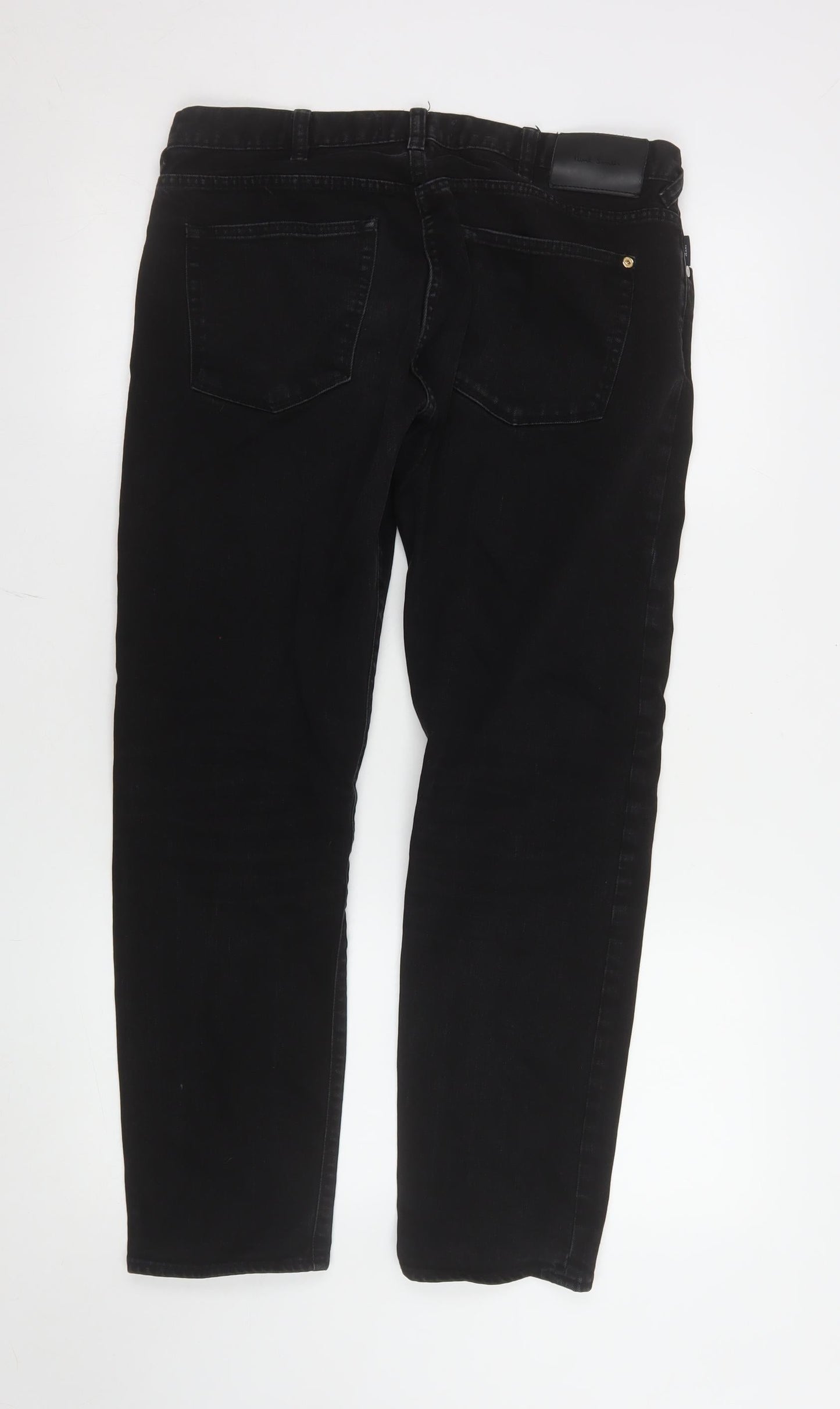 Paul Smith Women's Black Straight Leg Stretch Jeans Size S