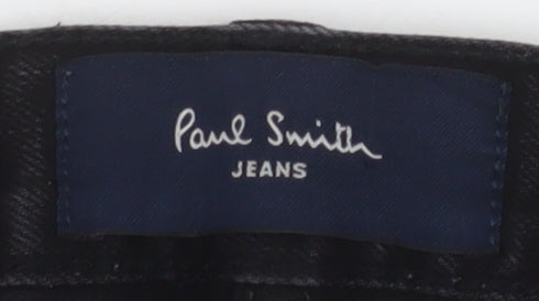 Paul Smith Women's Black Straight Leg Stretch Jeans Size S