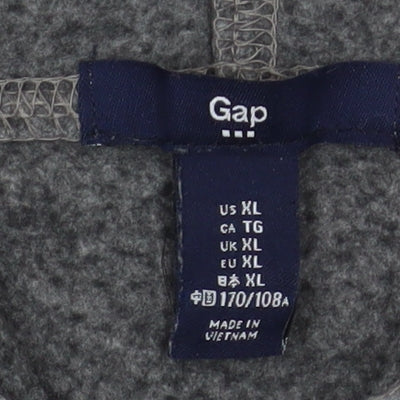 GAP Men’s Grey XL Pullover Logo Hoodie Jersey Cotton Blend