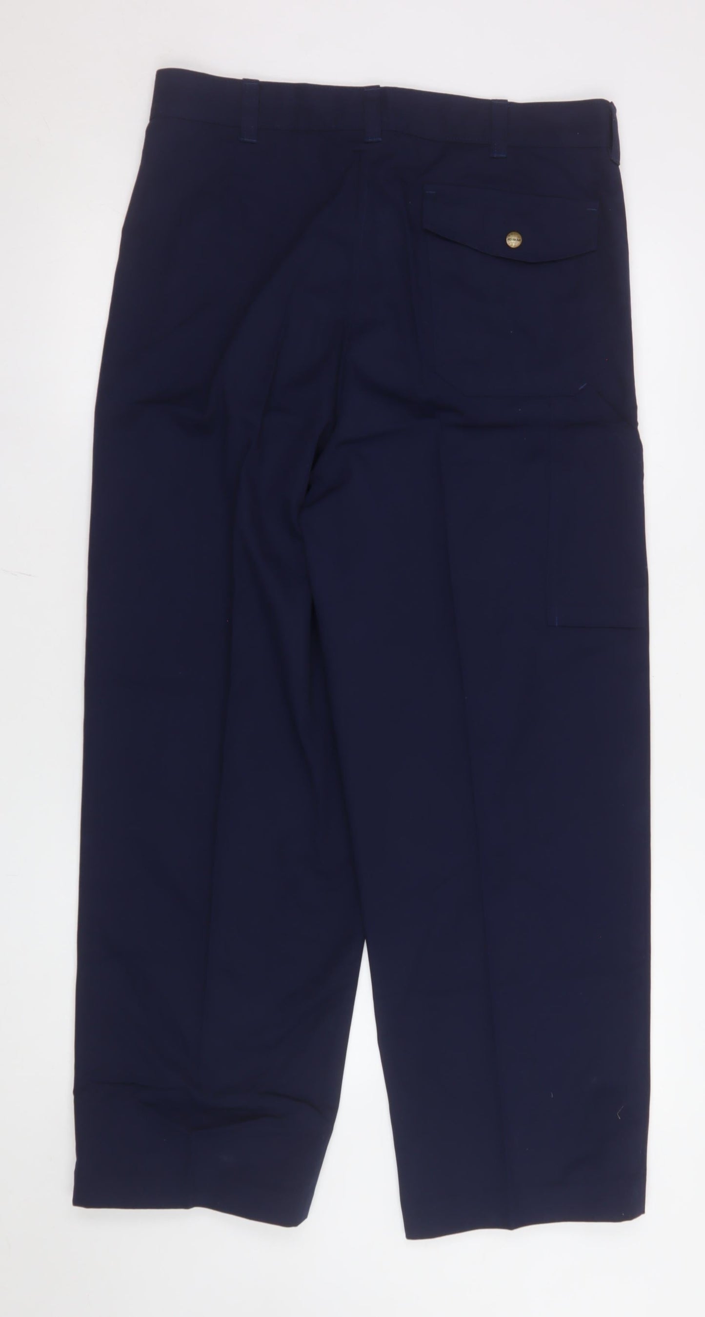 Jobman Men's Blue 34 Cargo Workwear Trousers Cotton Blend