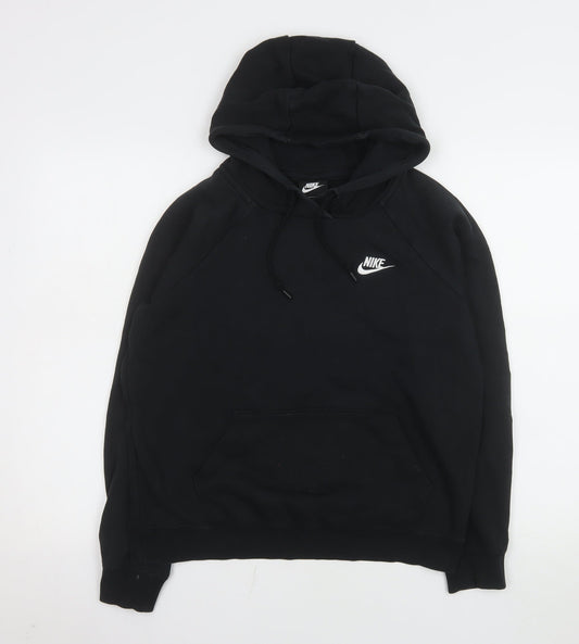 Nike Men's Black Pullover Hoodie Small Regular Fit Sports Fleece