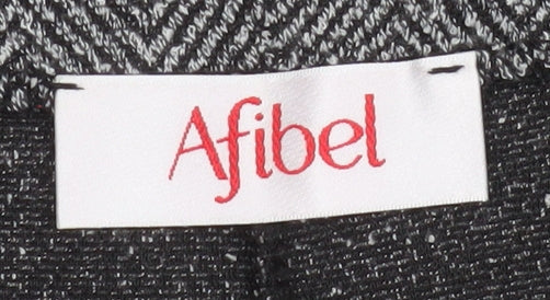 Afibel Women’s Grey A-Line Tweed Knee-Length Skirt Size 12