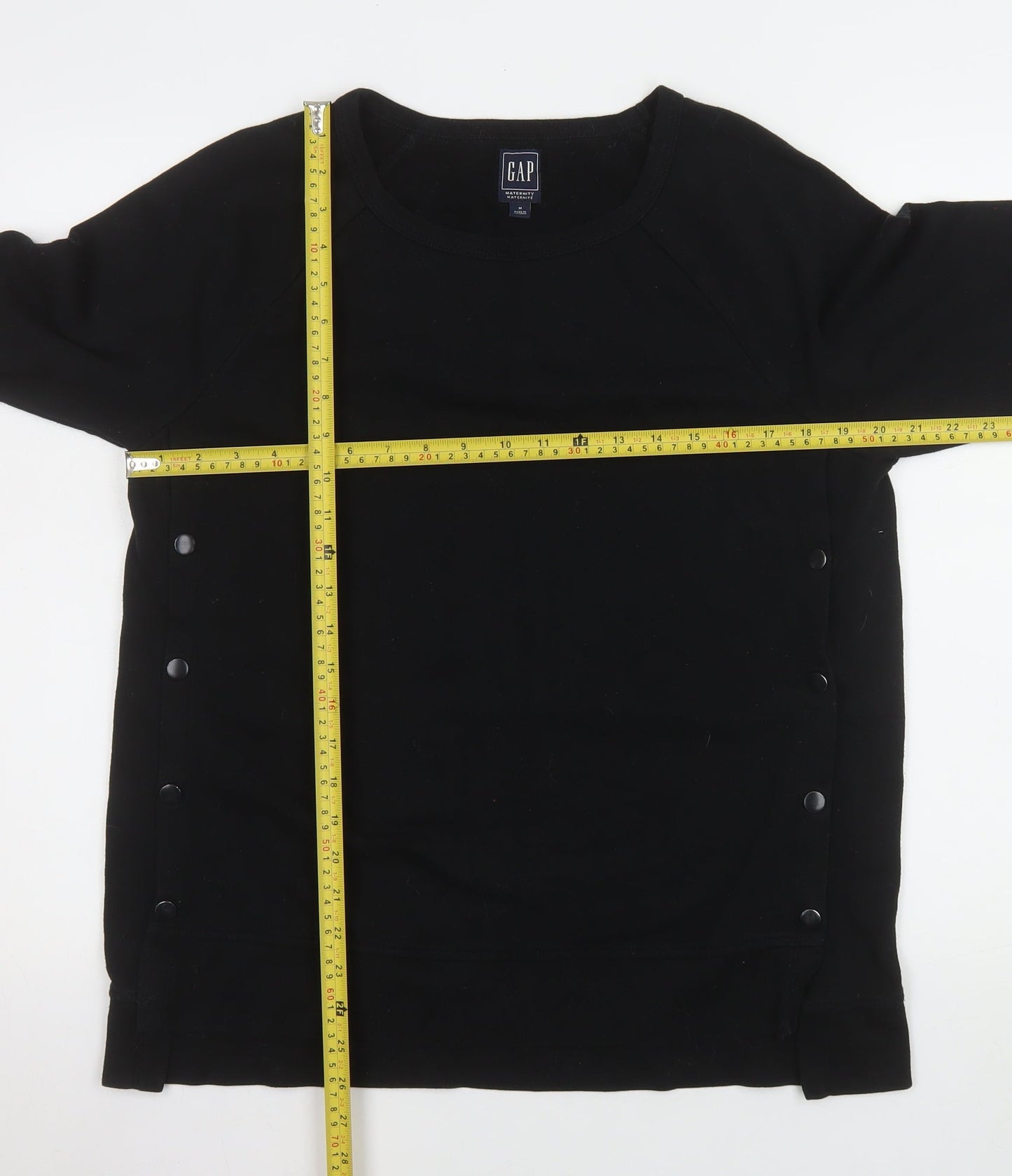 GAP Maternity Black Medium Pullover Sweatshirt Womens M