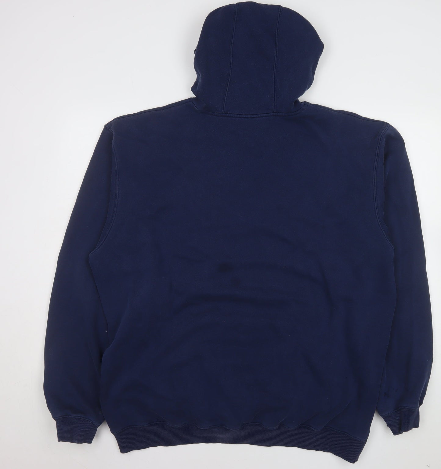Adidas Men's Blue XL Pullover Hoodie Sports Fleece Sweatshirt