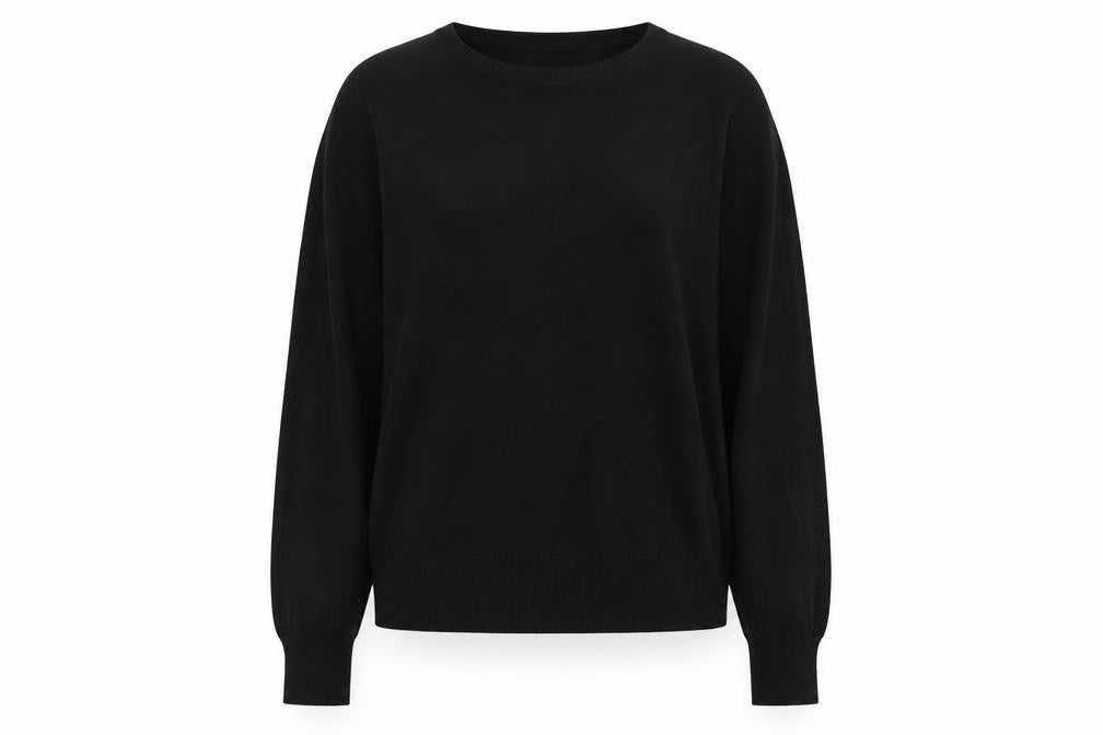 ZARA Womens Black Medium Pullover Knit Jumper
