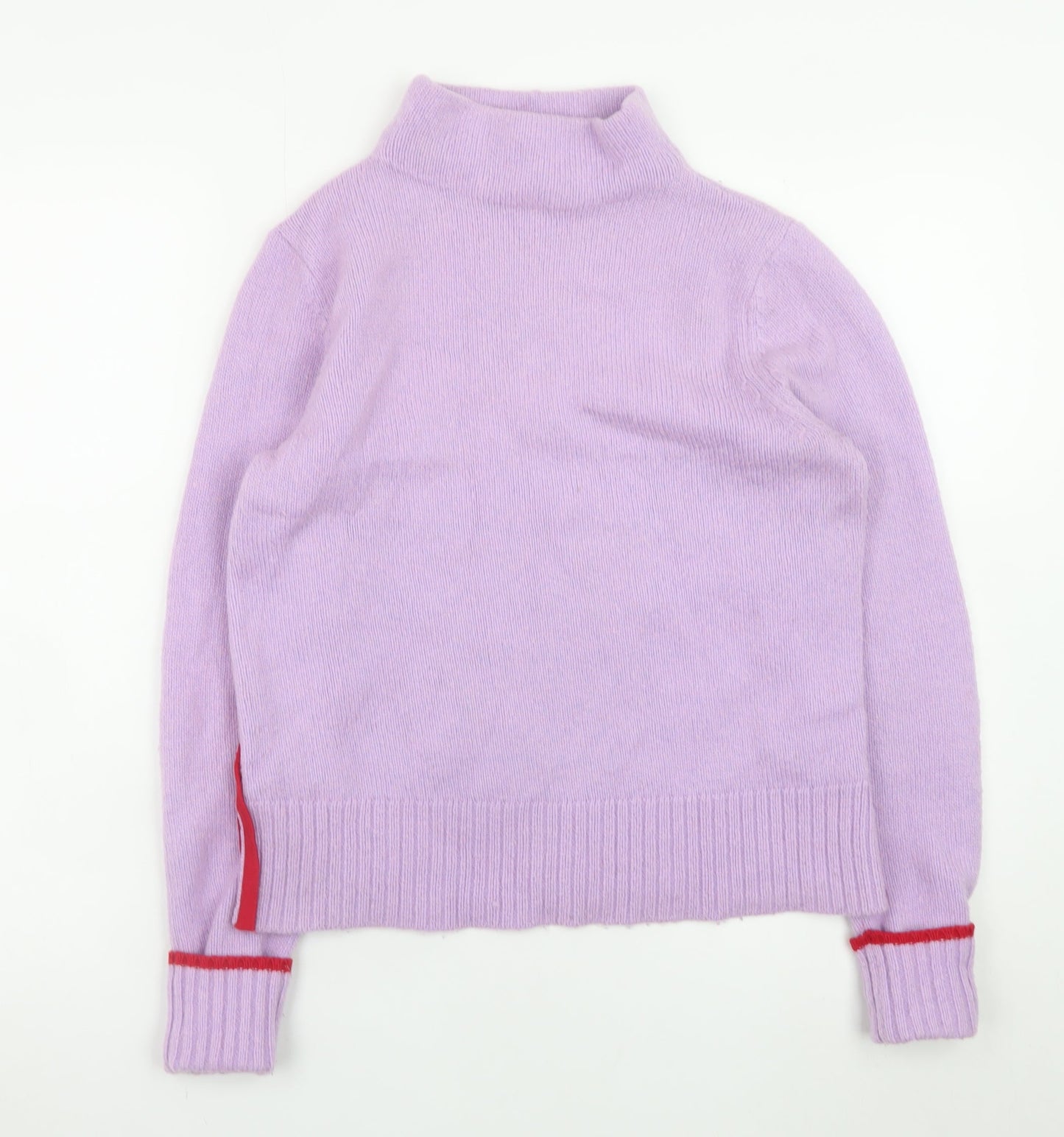 Mint Velvet Women’s Purple Roll Neck Knit Jumper Size 8