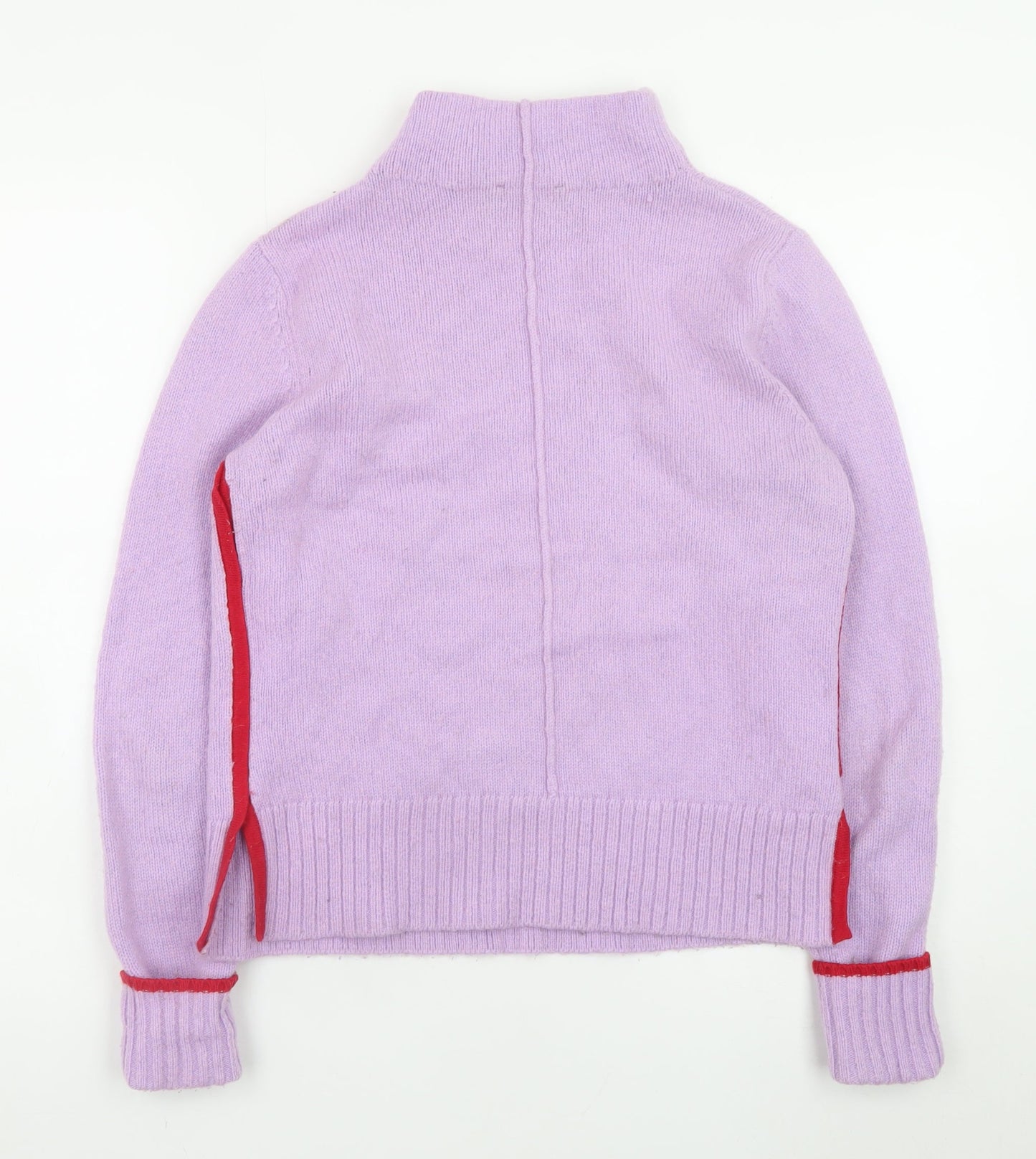 Mint Velvet Women’s Purple Roll Neck Knit Jumper Size 8
