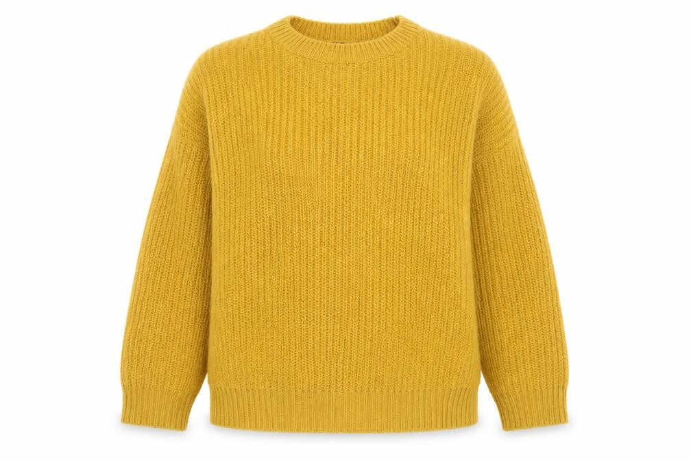 New Look Women's Yellow Maternity Chunky Knit Pullover Jumper Size L