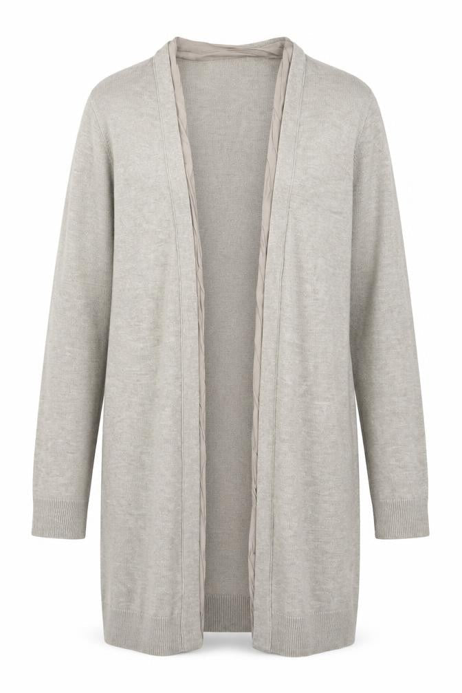 Marks & Spencer Women’s Beige Longline Open Knit Cardigan Size 12