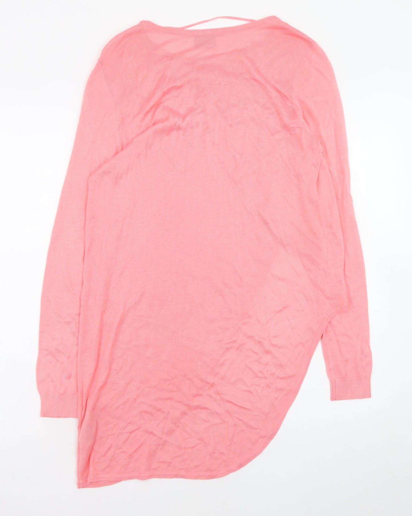Vero Moda Women's Pink Long Sleeve Tunic Knit Top Size M