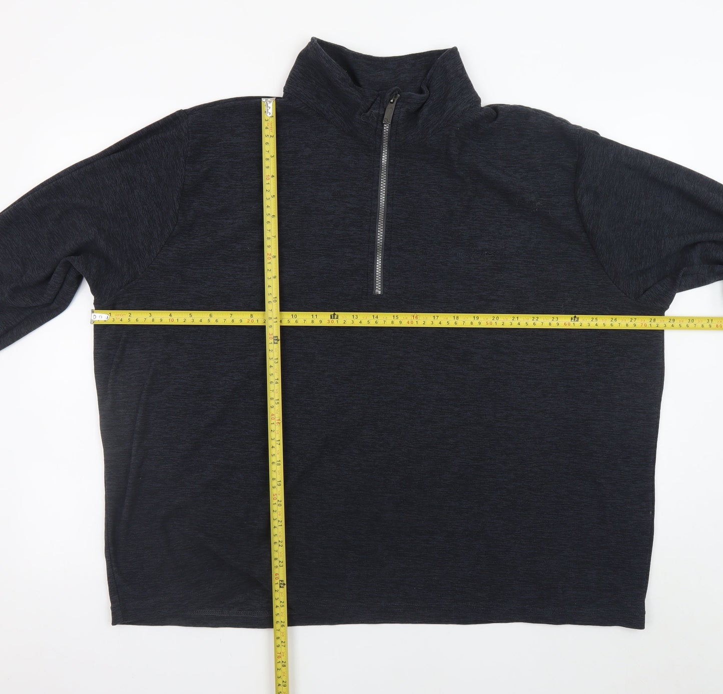 Regatta Men’s Black 3XL Lightweight 1/2 Zip Fleece Sweatshirt