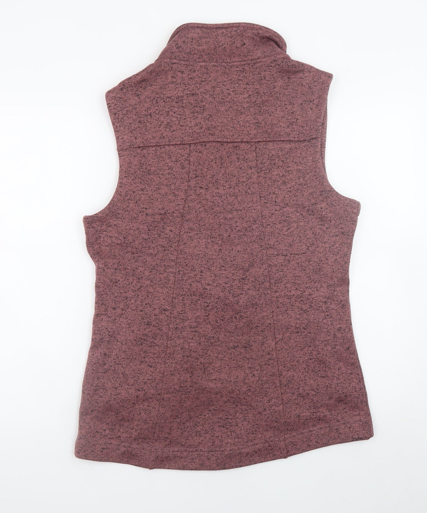Stillwater Supply Co. Womens Purple Zip Fleece Waistcoat M