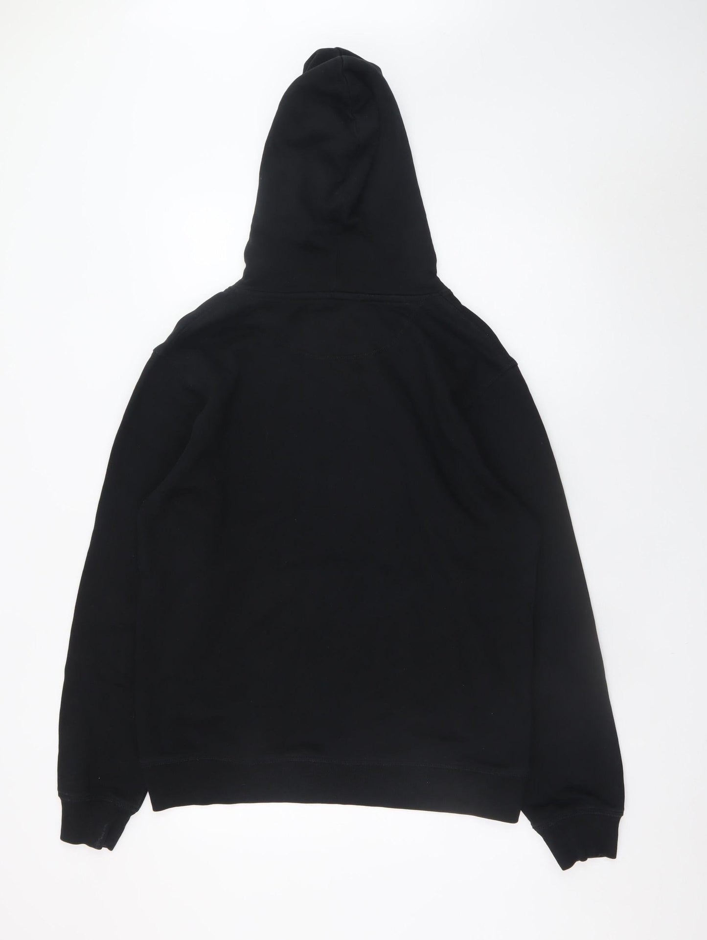 Lost Soles Men's Black Pullover Hoodie L Graphic Football Design