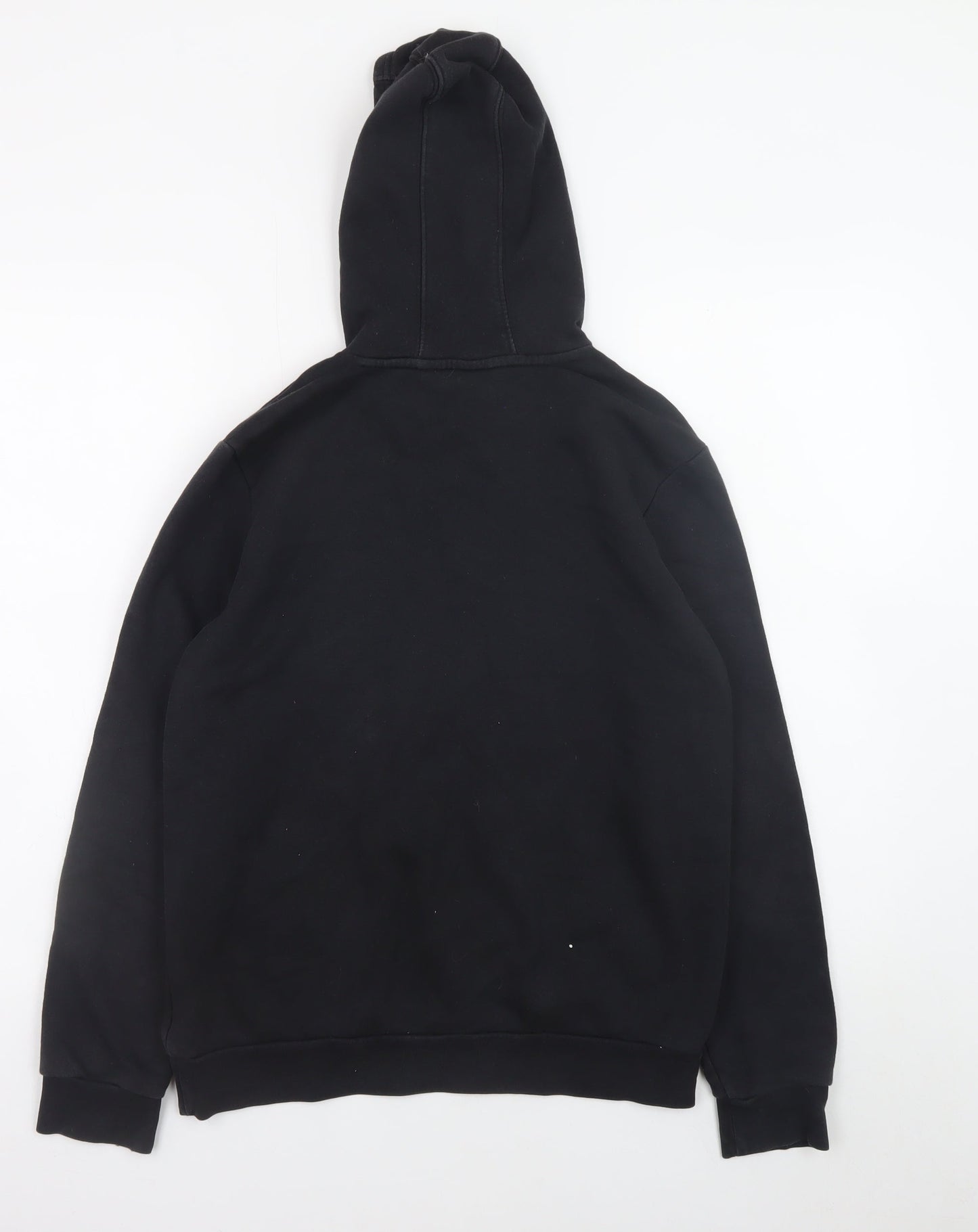 Adidas Boys Black Pullover Hoodie 13-14 Years Fleece Hooded Sweatshirt