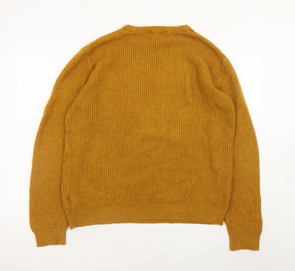 Cedarwood State Women’s Brown Chunky-Knit Pullover Jumper M