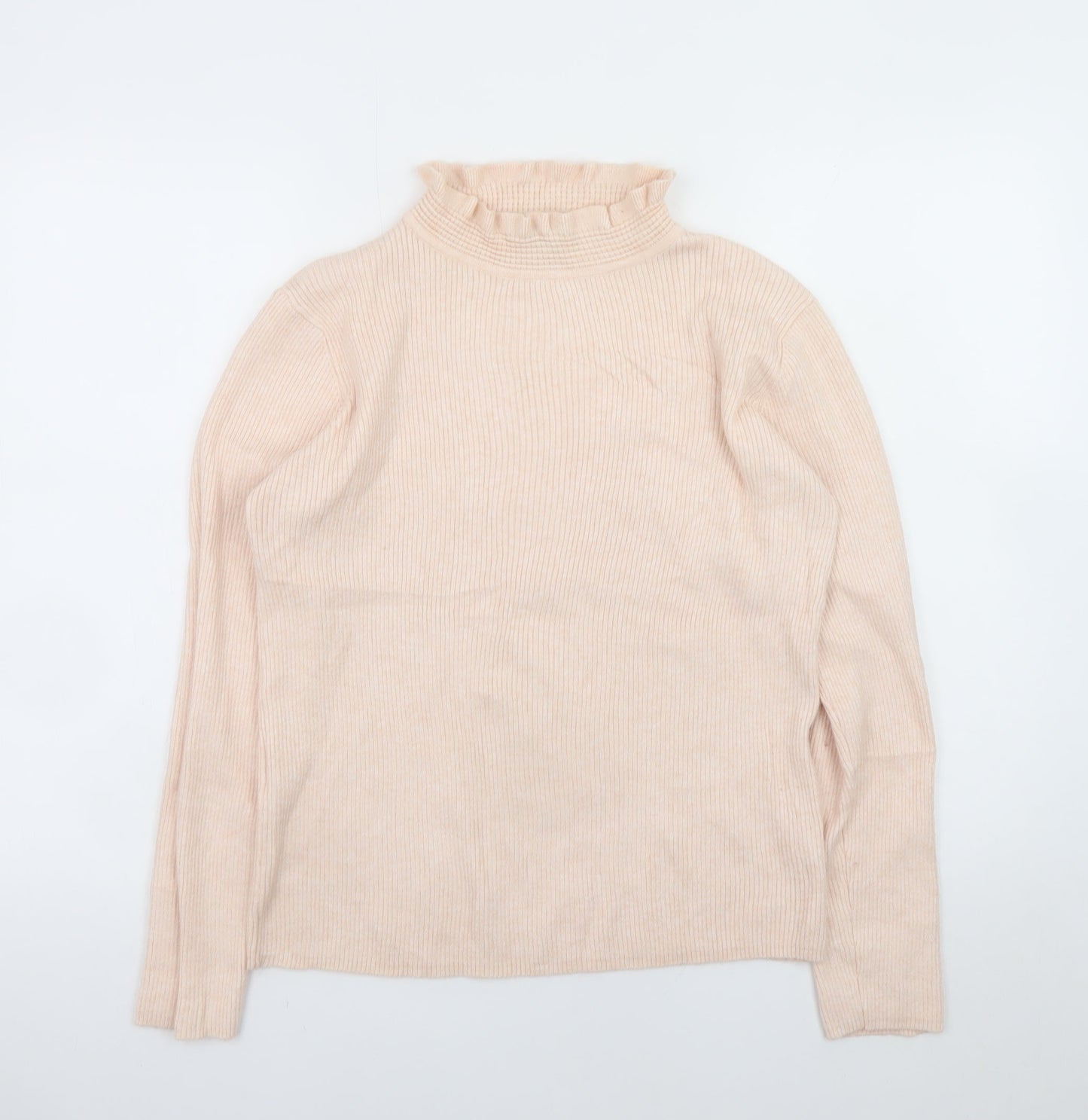 Atmosphere Women Beige Roll Neck Long Sleeve Pullover Jumper Size 20