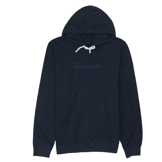 Champion Men's Blue Pullover Hoodie Medium Regular Fit