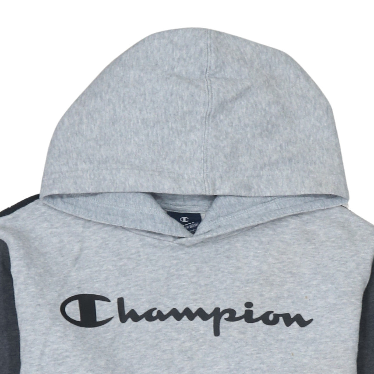 Champion Boys Grey Pullover Hoodie XL 13-14 Years Logo Fleece Sweatshirt
