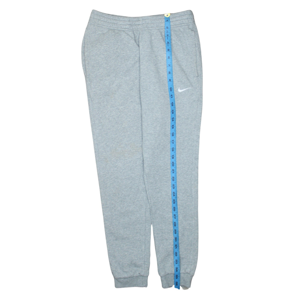 Nike Womens Grey Small Jogger Trousers Cotton Blend