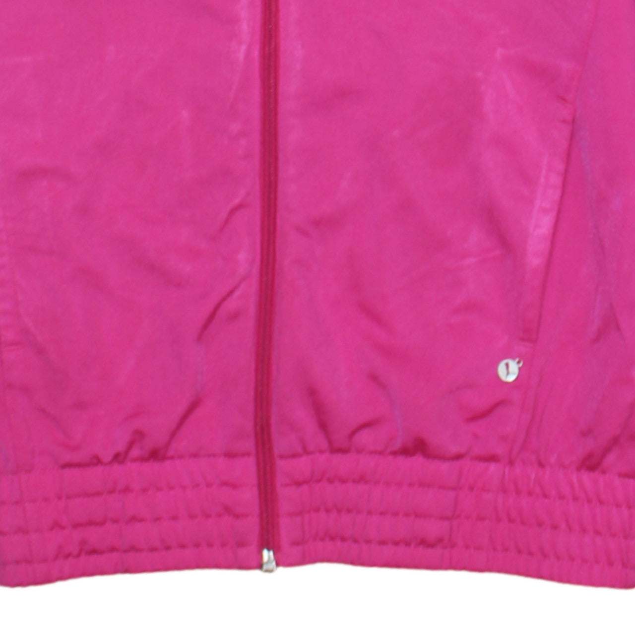Puma Women's Pink Track Jacket Size 12 Full Zip Lightweight Sportswear