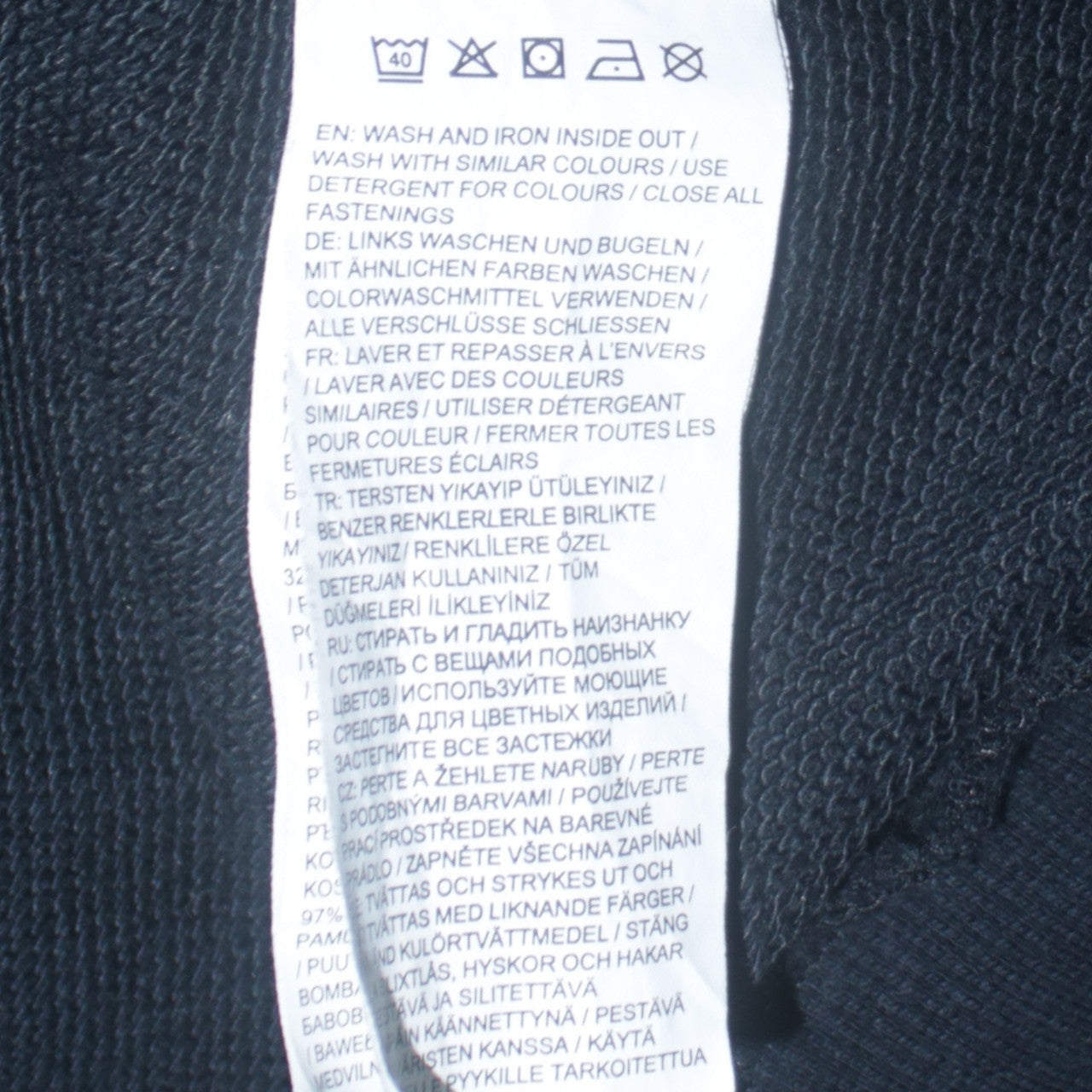 Puma Boys Black Full Zip Hoodie 14-15 Years Graphic Print Fleece