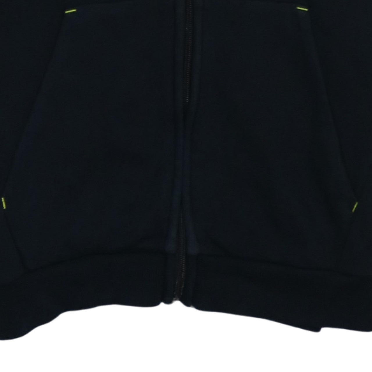 Puma Boys Black Full Zip Hoodie 14-15 Years Graphic Print Fleece