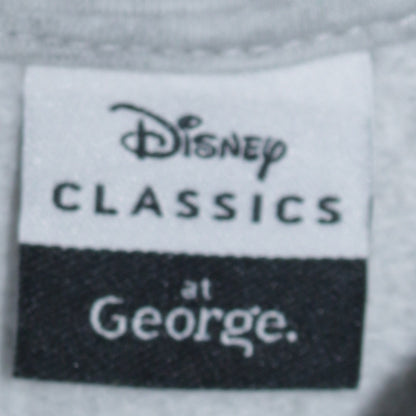 Additional view of Disney Classics at George girls’ grey stitch hoodie 11-12 years pullover