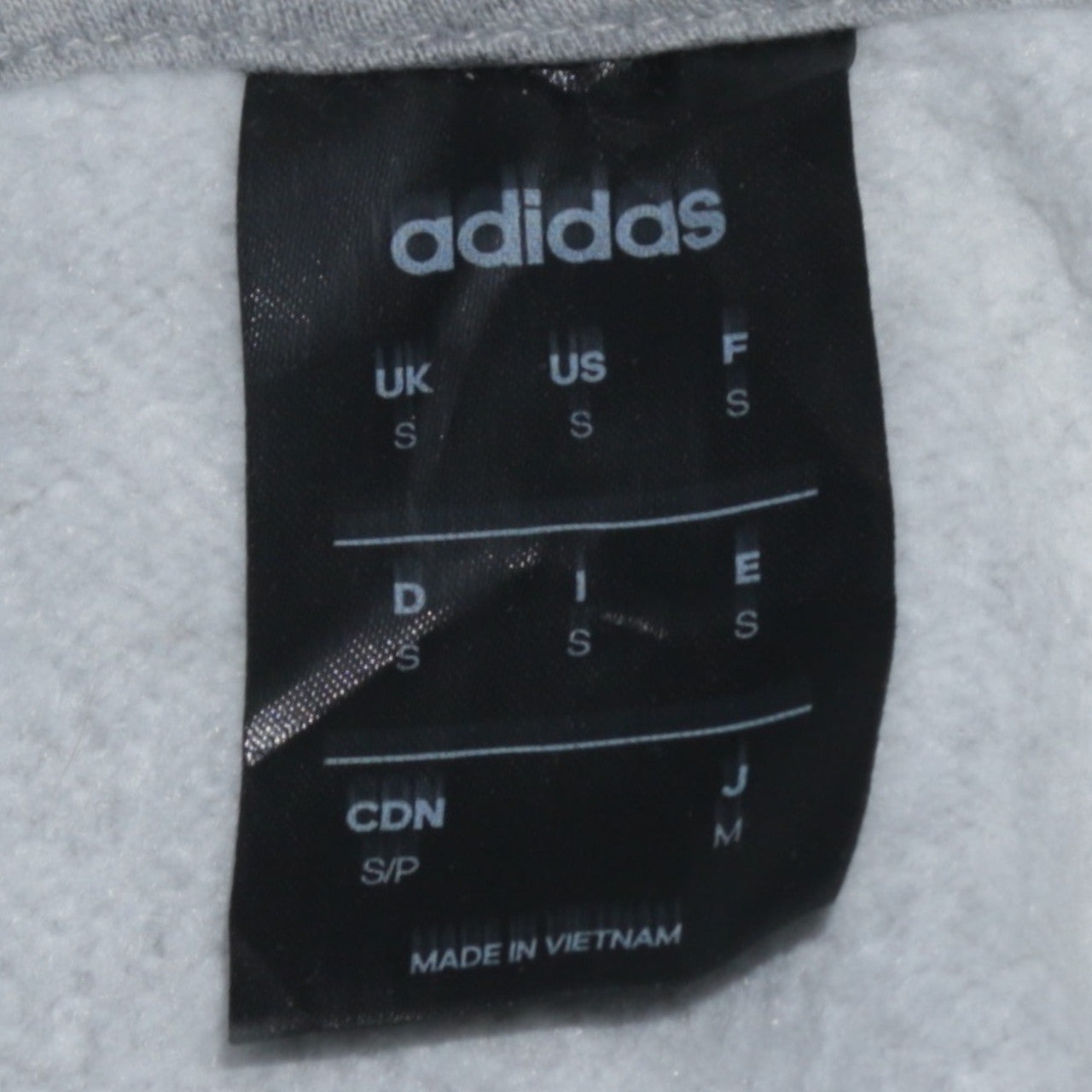 Adidas Men's Grey Pullover Hoodie Small Logo Sports Fleece