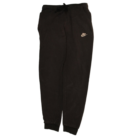 Nike Men's Black Small Jogger Trousers Cotton Blend