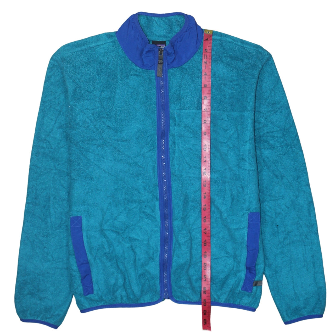 Patagonia Boys Blue Synchilla Fleece Jacket 16 Years Full Zip Winter Outerwear