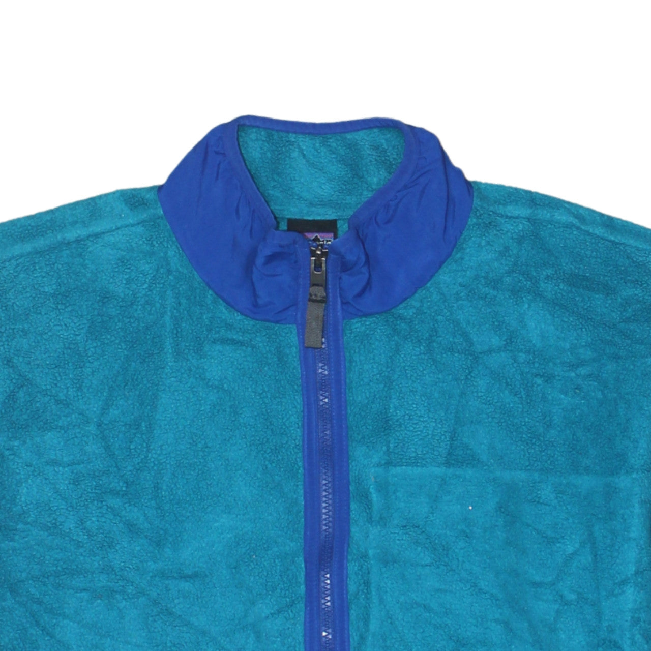 Patagonia Boys Blue Synchilla Fleece Jacket 16 Years Full Zip Winter Outerwear