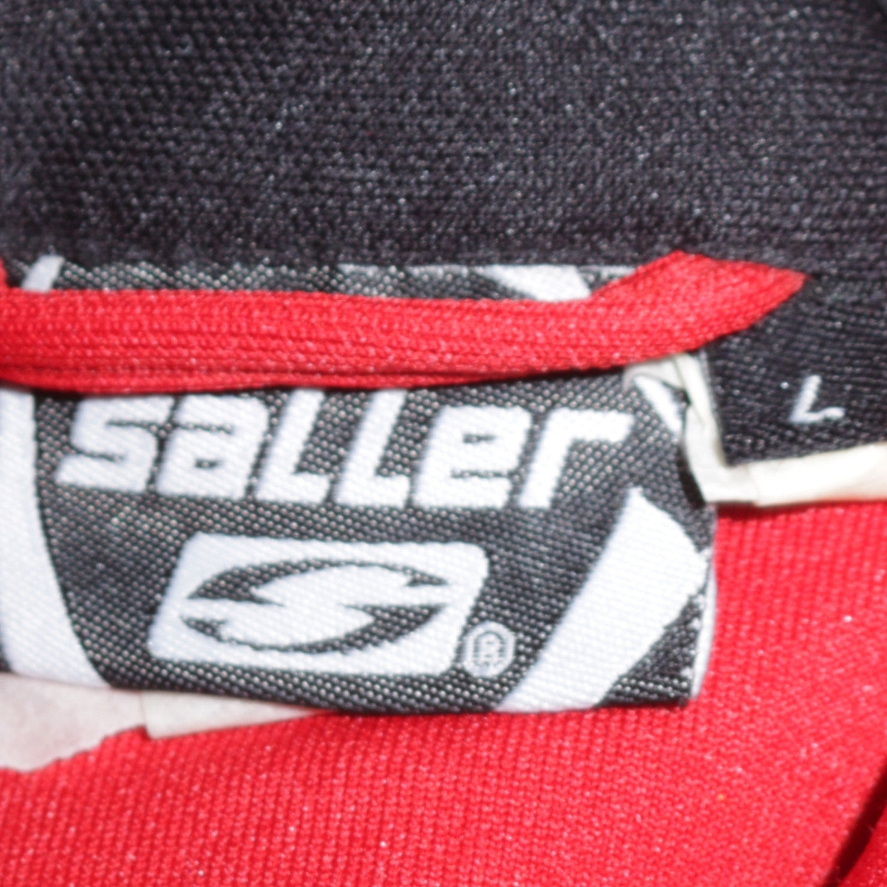 Saller Men's Red Track Jacket Football Team Sportswear Size L