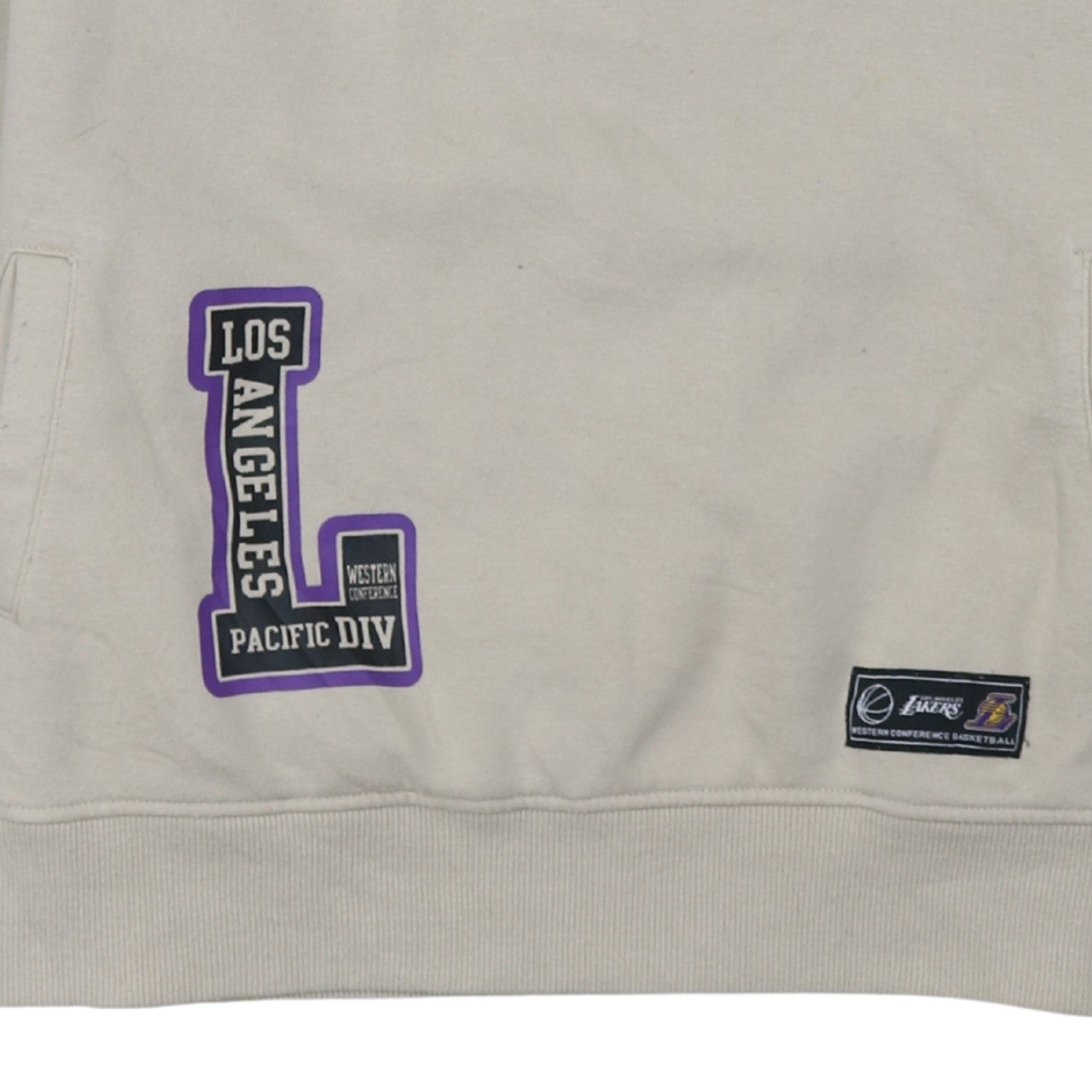 Primark Boys Beige Los Angeles Lakers Pullover Hoodie 12-13 Years