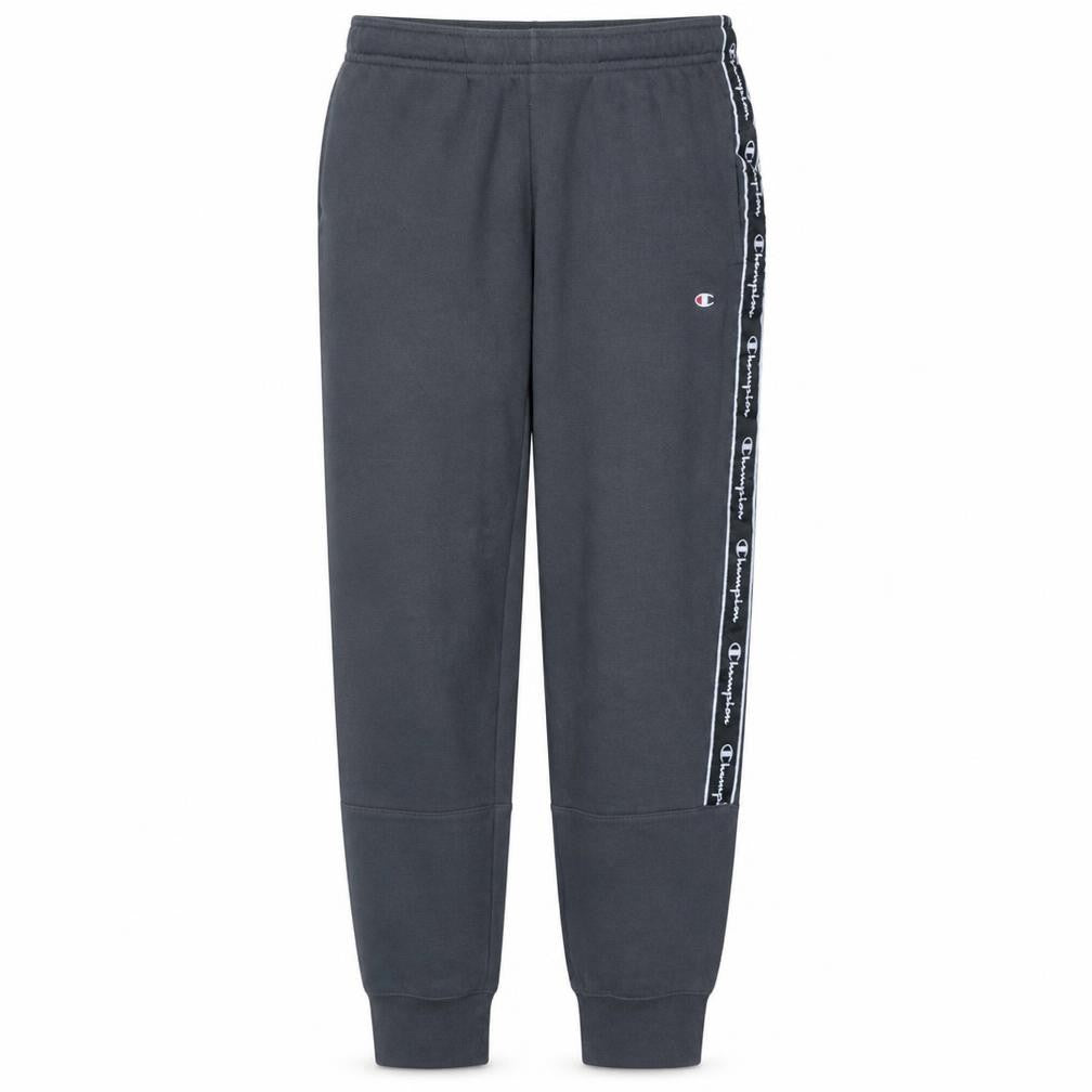 Champion Men’s Grey Logo Tape Sweatpants Size M