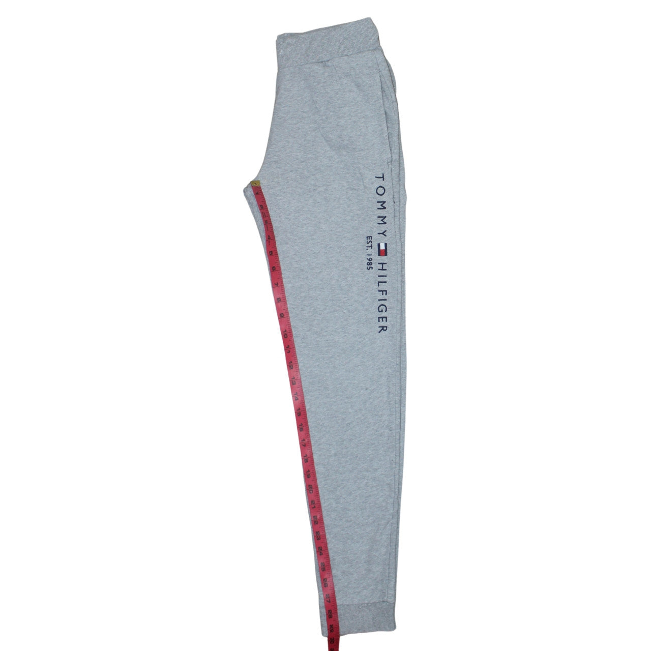 Tommy Hilfiger Boys Grey Jogger Sweatpants Size 164 Cotton Comfort Trousers