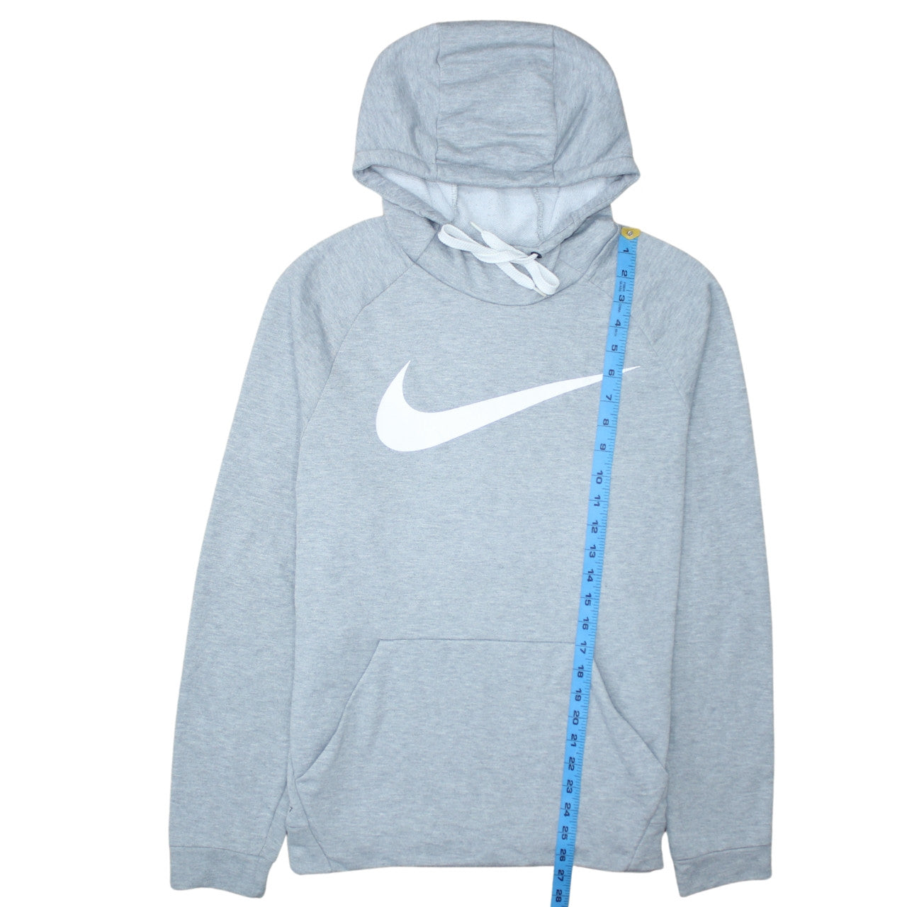 Nike Men's Grey Dri-Fit Pullover Hoodie M Regular Fit Sportswear