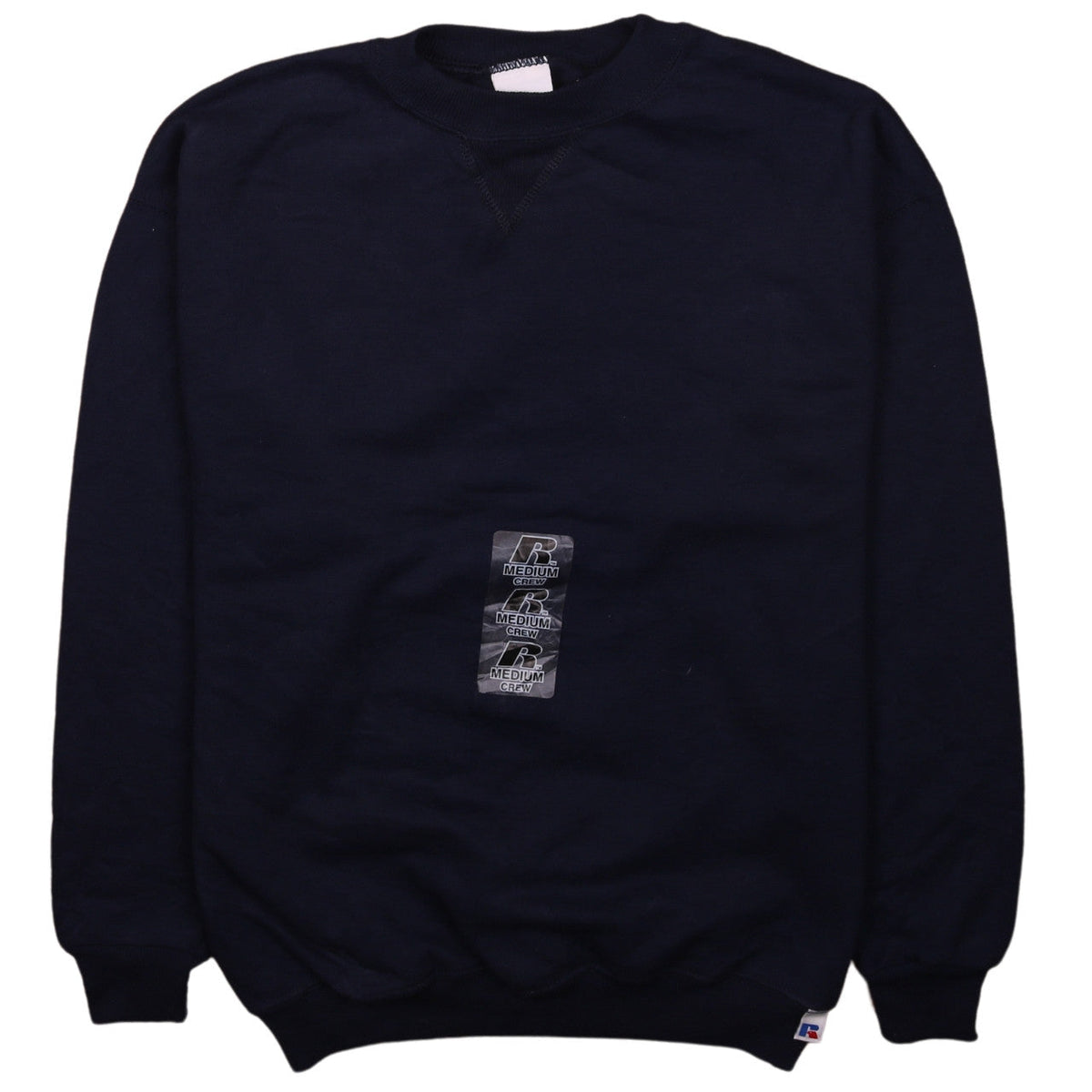 Russell Athletic Boys Black Medium Pullover Crew Neck Sweatshirt