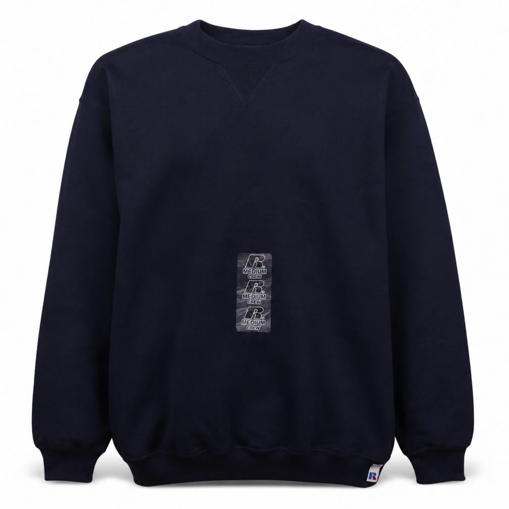 Russell Athletic Boys Black Medium Pullover Crew Neck Sweatshirt