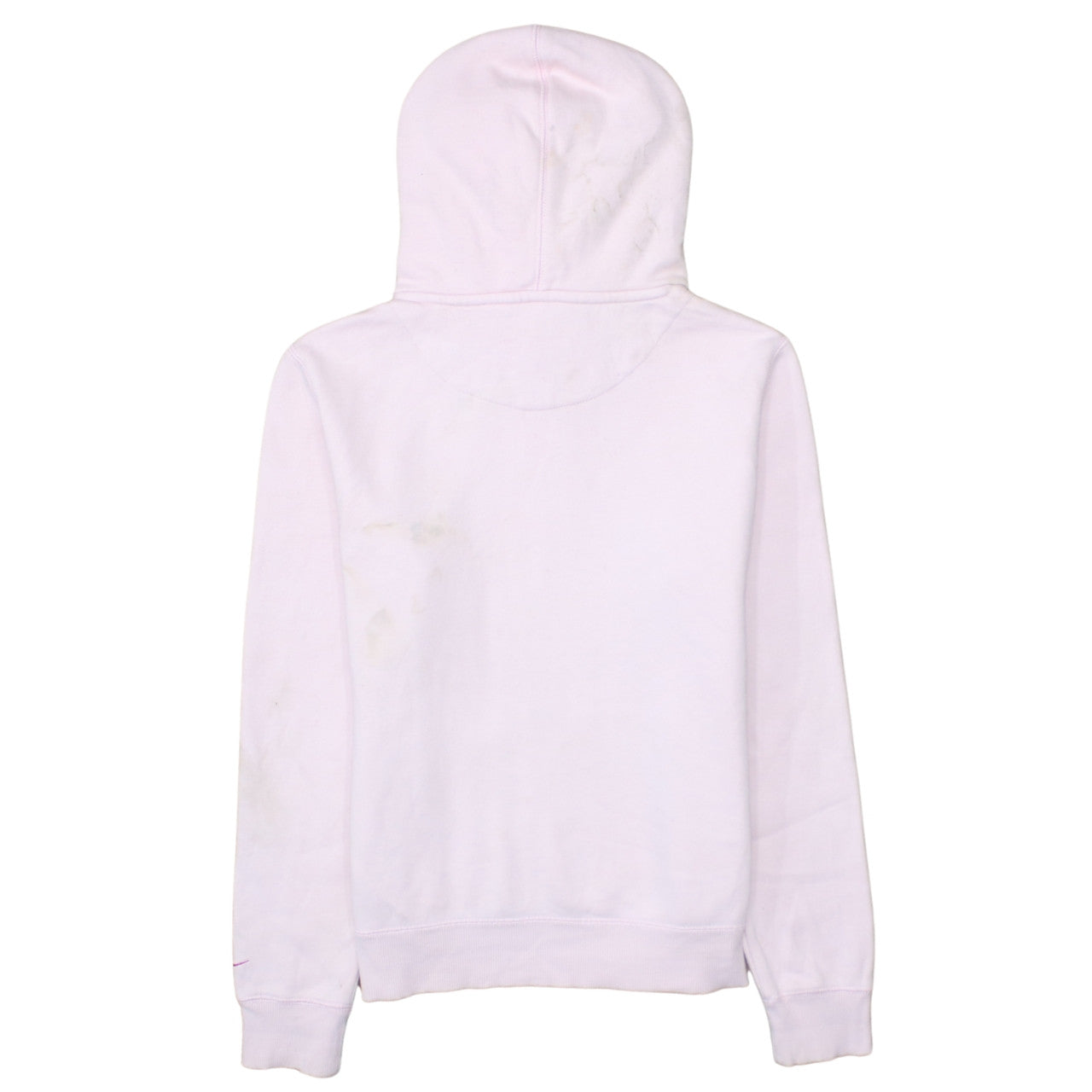 Nike Womens Pink Athletic Dept Pullover Hoodie Size 12/14 Cotton Blend