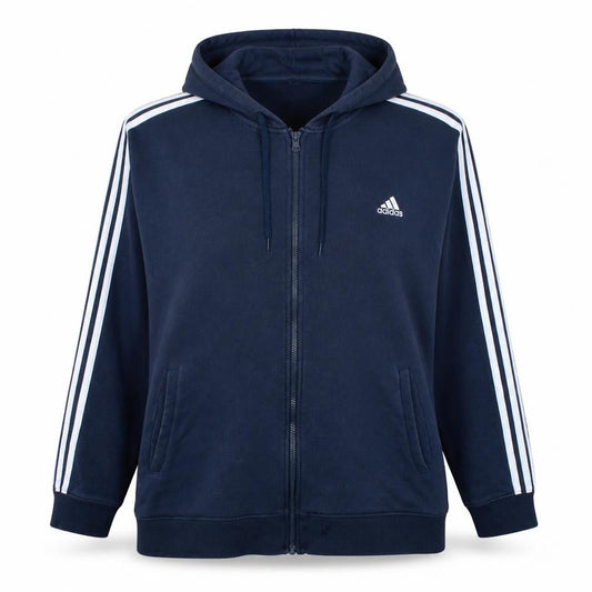 Adidas Women's Navy Blue Full Zip Hoodie XL 20-22 Hooded