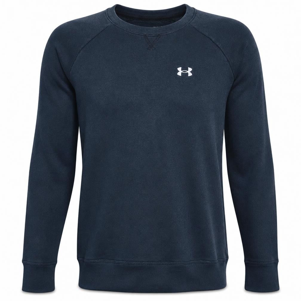 Under Armour Men's Black Crew Neck Fleece Sweatshirt L