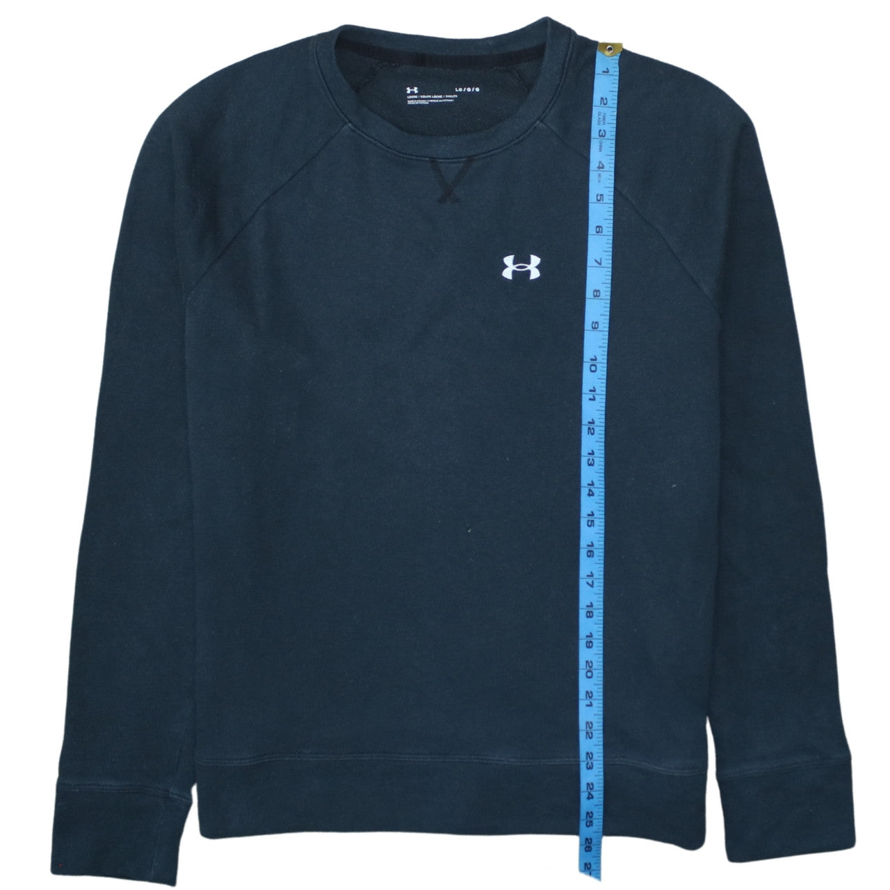 Under Armour Men's Black Crew Neck Fleece Sweatshirt L