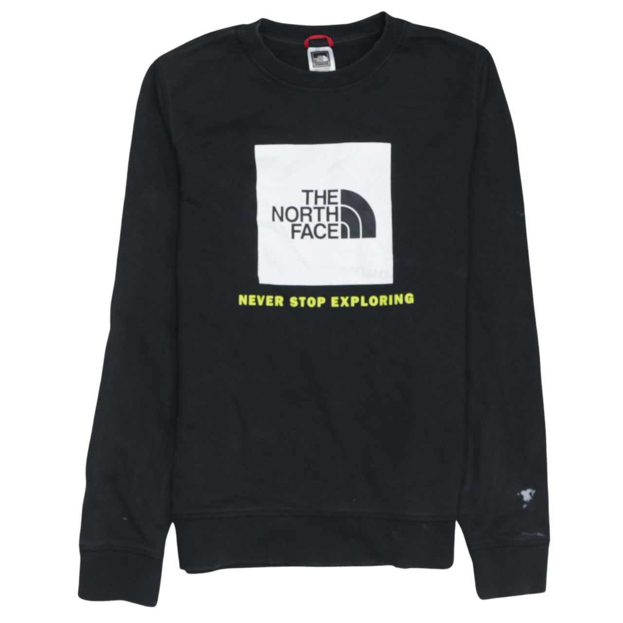 The North Face Boys Black XL Pullover Crew Neck Graphic Sweatshirt