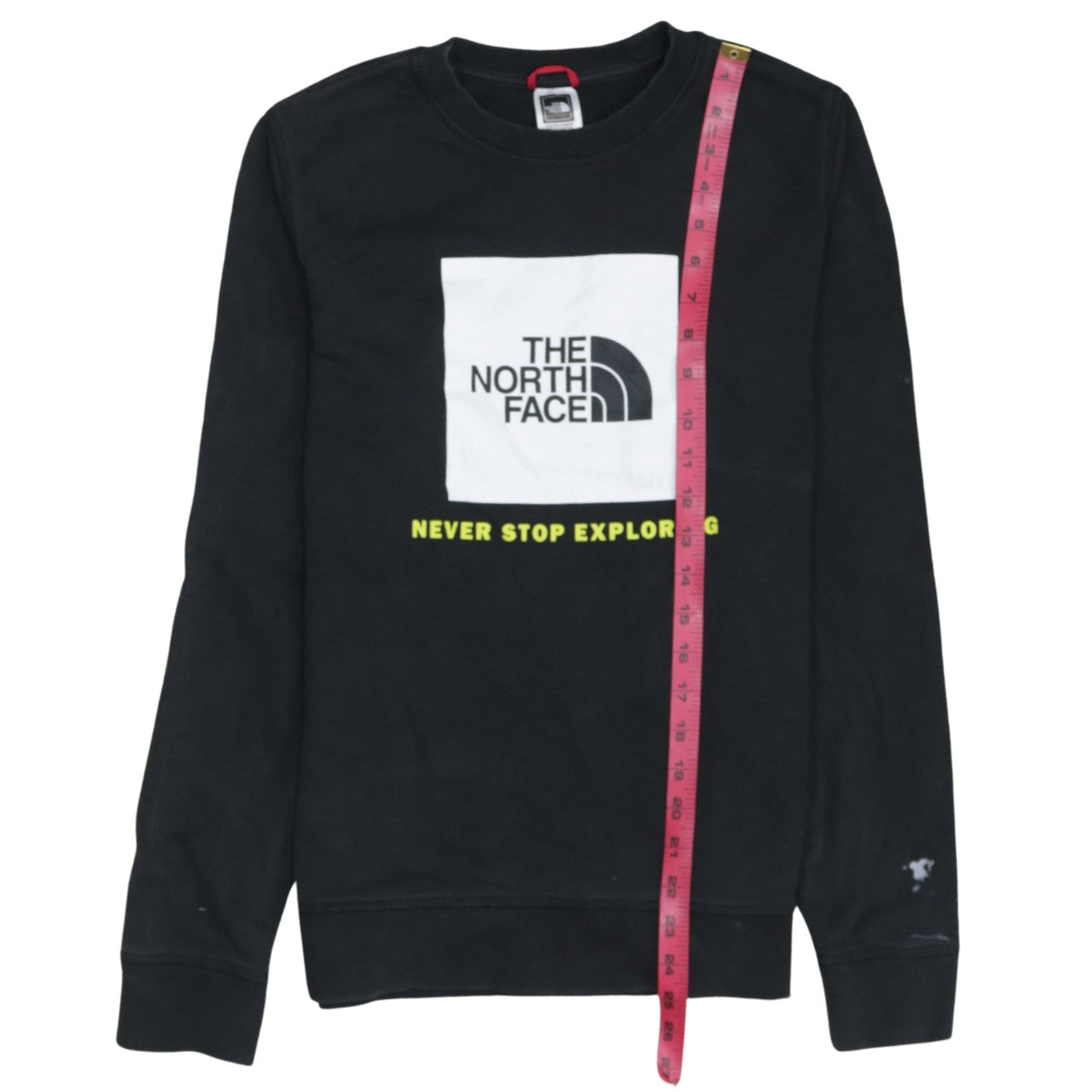 The North Face Boys Black XL Pullover Crew Neck Graphic Sweatshirt